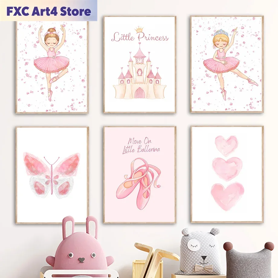 Waterproof Spray Shoe - Frameless Pink Custom Name Posters And